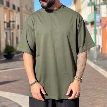 T-shirt verde basic - FLAG STORE